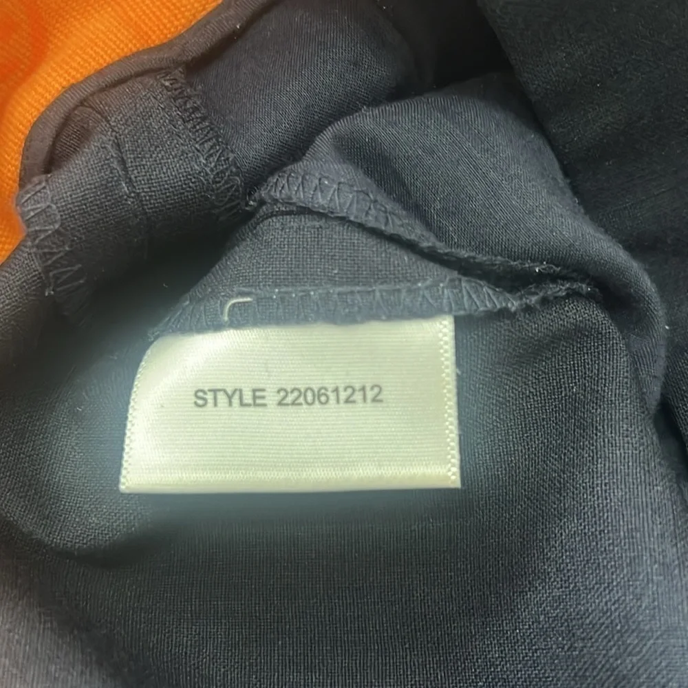 Tory Burch for Bergdorf Goodman Navy Blue Wool Wide Leg Pants